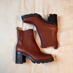 Crown Vintage Brown Leather Ankle Boots